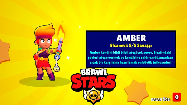 Амбер — легендарный боец Brawl Stars